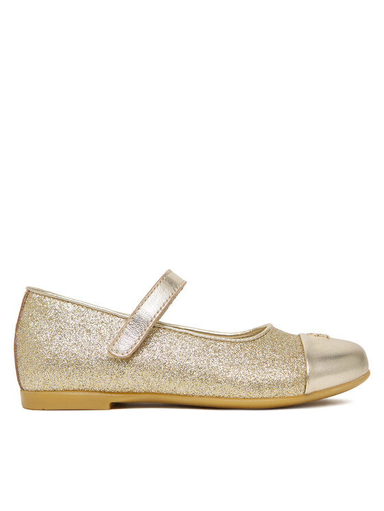 Tommy Hilfiger Baleriny T1A3-34413-0454 S Złoty