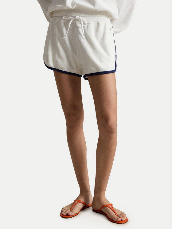 Polo Ralph Lauren Szorty sportowe 211A12956003 Biały Relaxed Fit