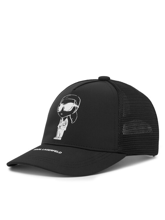 Karl Lagerfeld Kids Czapka z daszkiem Z31226 M Czarny