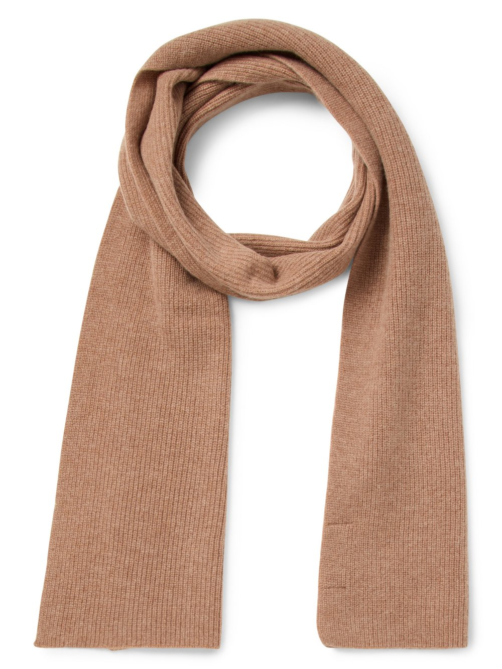 Finshley & Harding Męski szalik z kaszmiru Mężczyźni Kaszmir brązowy, ONE SIZE