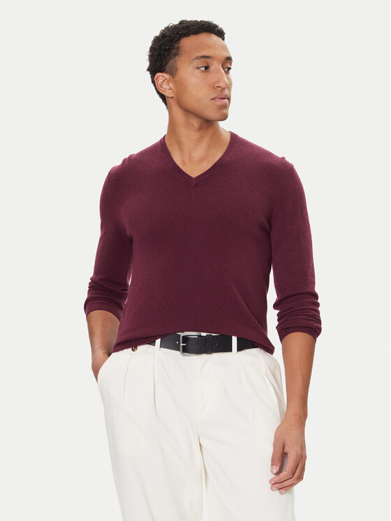 United Colors Of Benetton Sweter 1002U4407 Fioletowy Regular Fit