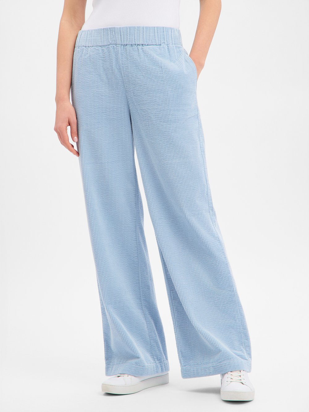 Marc O'Polo Denim Damskie spodnie materiałowe Kobiety Bawełna niebieski, XS