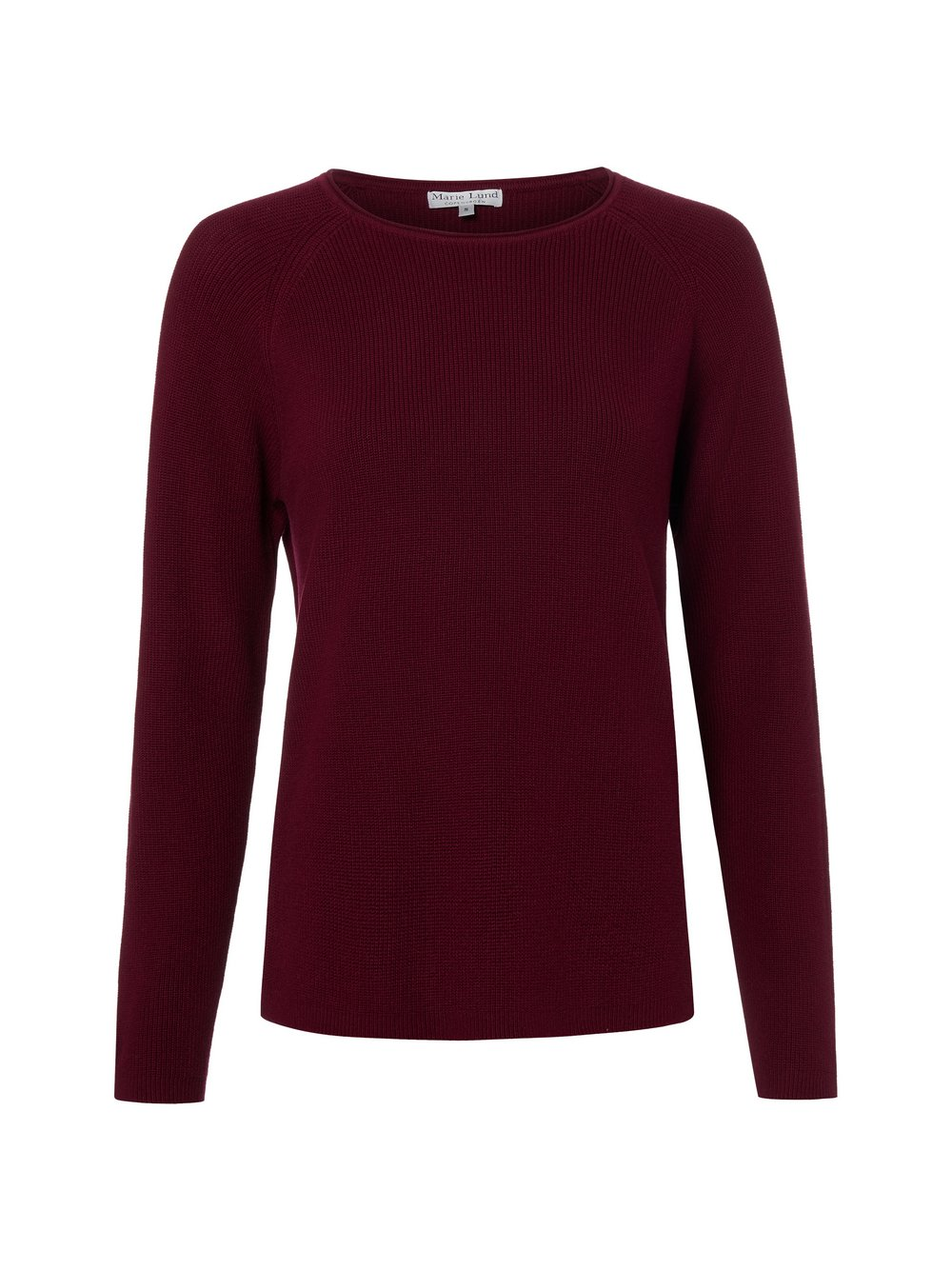 Marie Lund Sweter damski z dzianiny Kobiety Bawełna czerwony, XL
