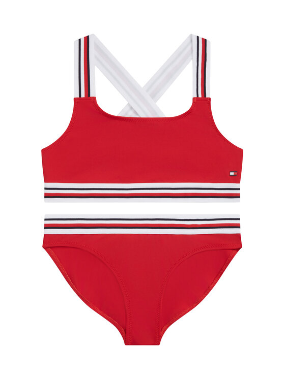 Tommy Hilfiger Strój kąpielowy UG0UG00823 Czerwony