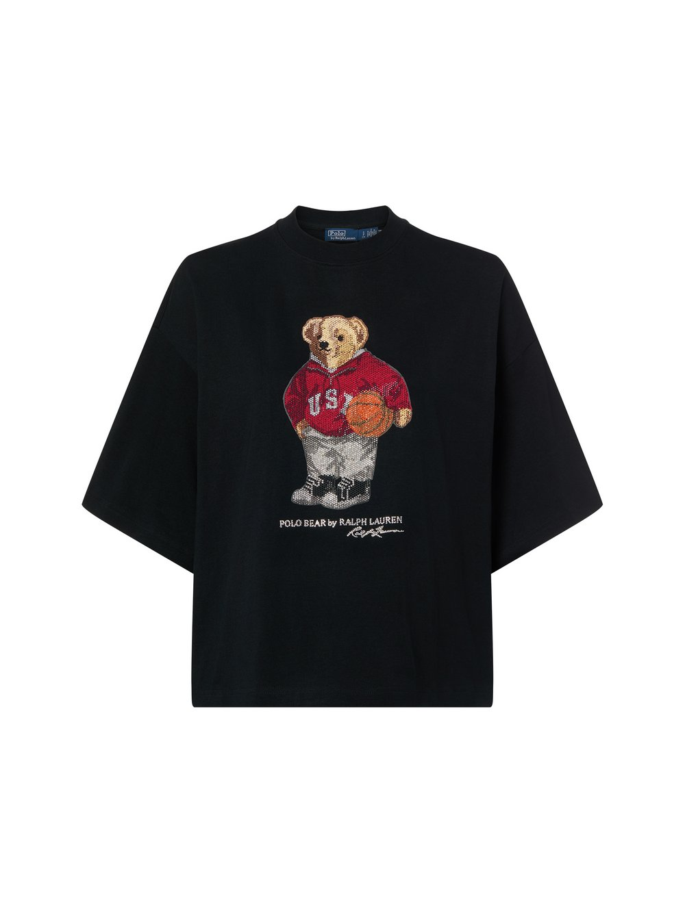 Polo Ralph Lauren Koszulka damska Kobiety Bawełna czarny, S