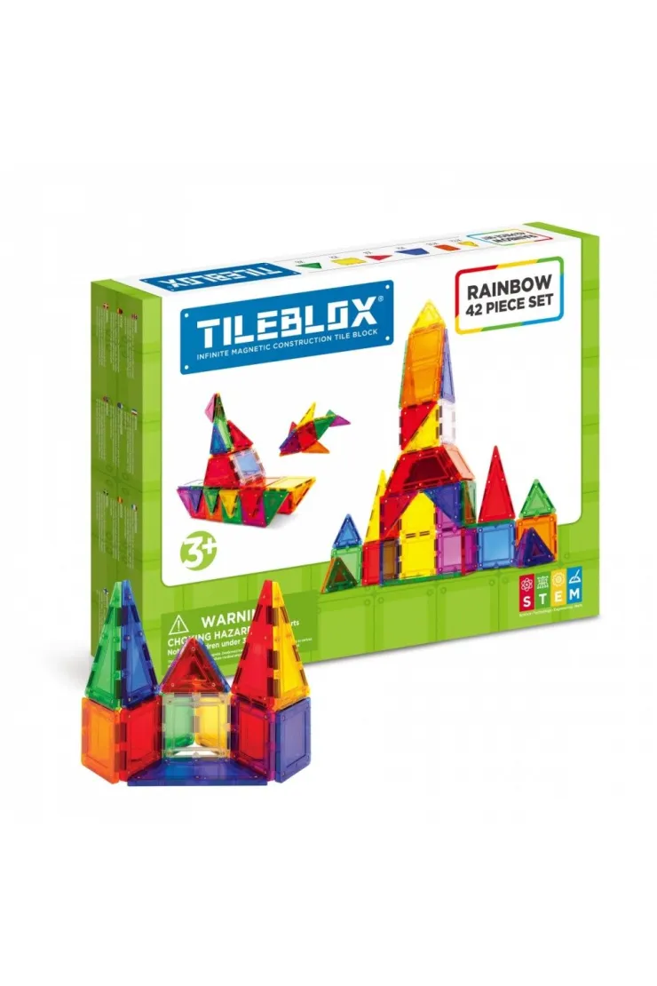  Tileblox zestaw tęczowy 42el