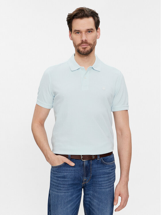 United Colors Of Benetton Polo 3089J3179 Niebieski Regular Fit