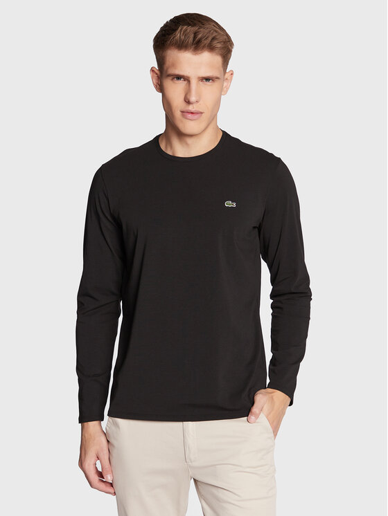 Lacoste Longsleeve TH0990 Czarny Regular Fit