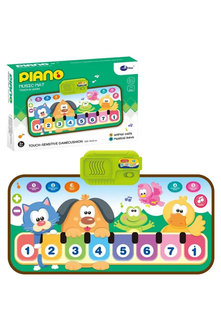 Mata muzyczna pianinko zwierzęta