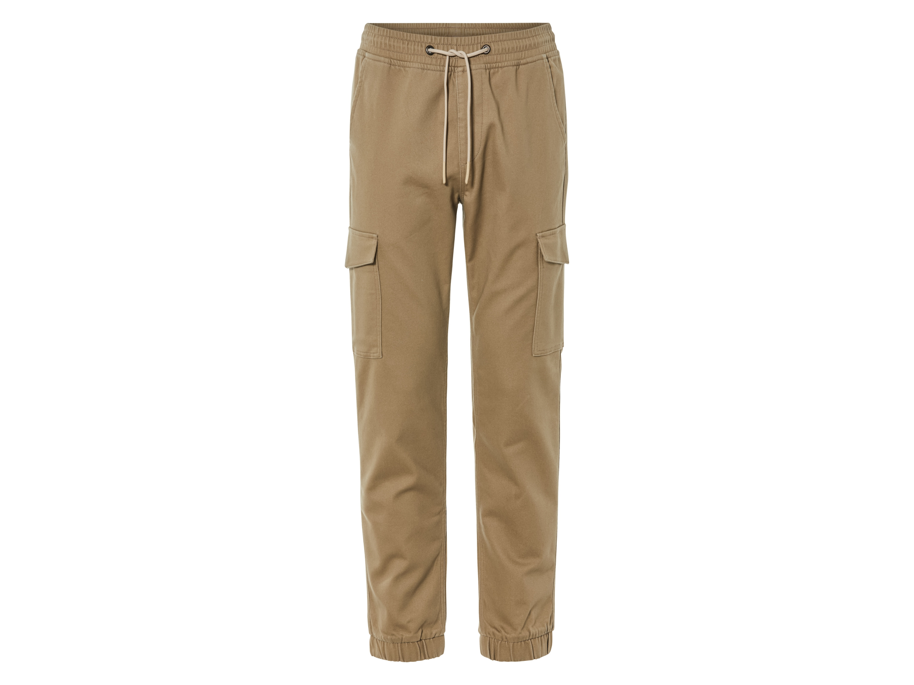LIVERGY® Joggery męskie cargo z bawełną (Beżowy, XL (56/58))