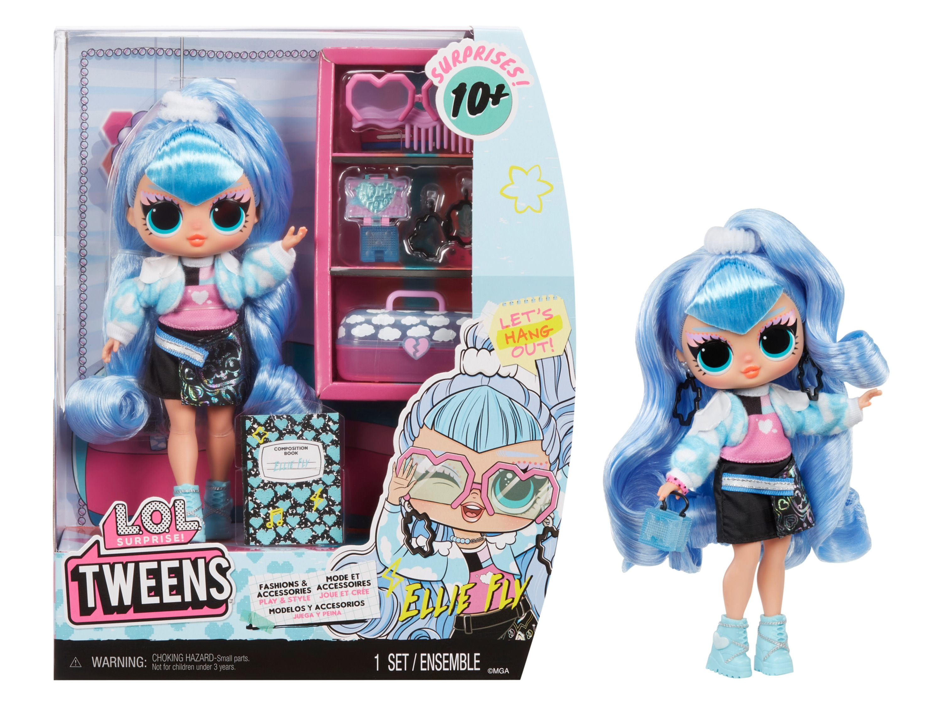 LOL Suprise! Lalka Tweens Fashion, ok. 17 cm (Ellie Fly)