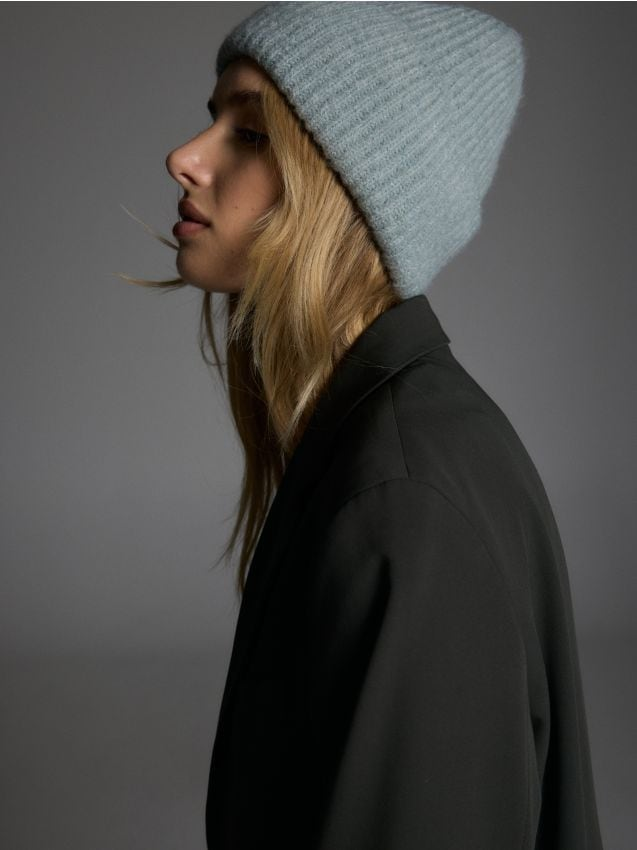 Reserved - Czapka beanie - ciemny turkus miniaturka