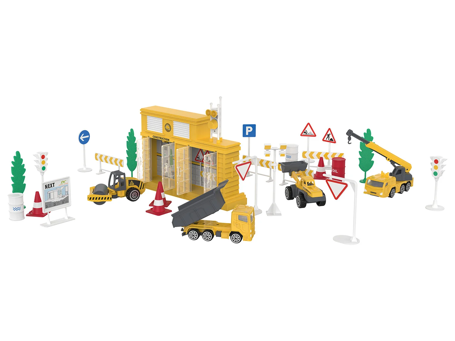 Playtive Zestaw do zabawy Die Cast Racers (Plac budowy)