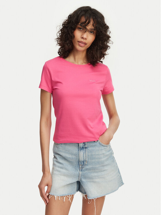 BOSS T-Shirt C Esogo 1 50506973 Różowy Regular Fit