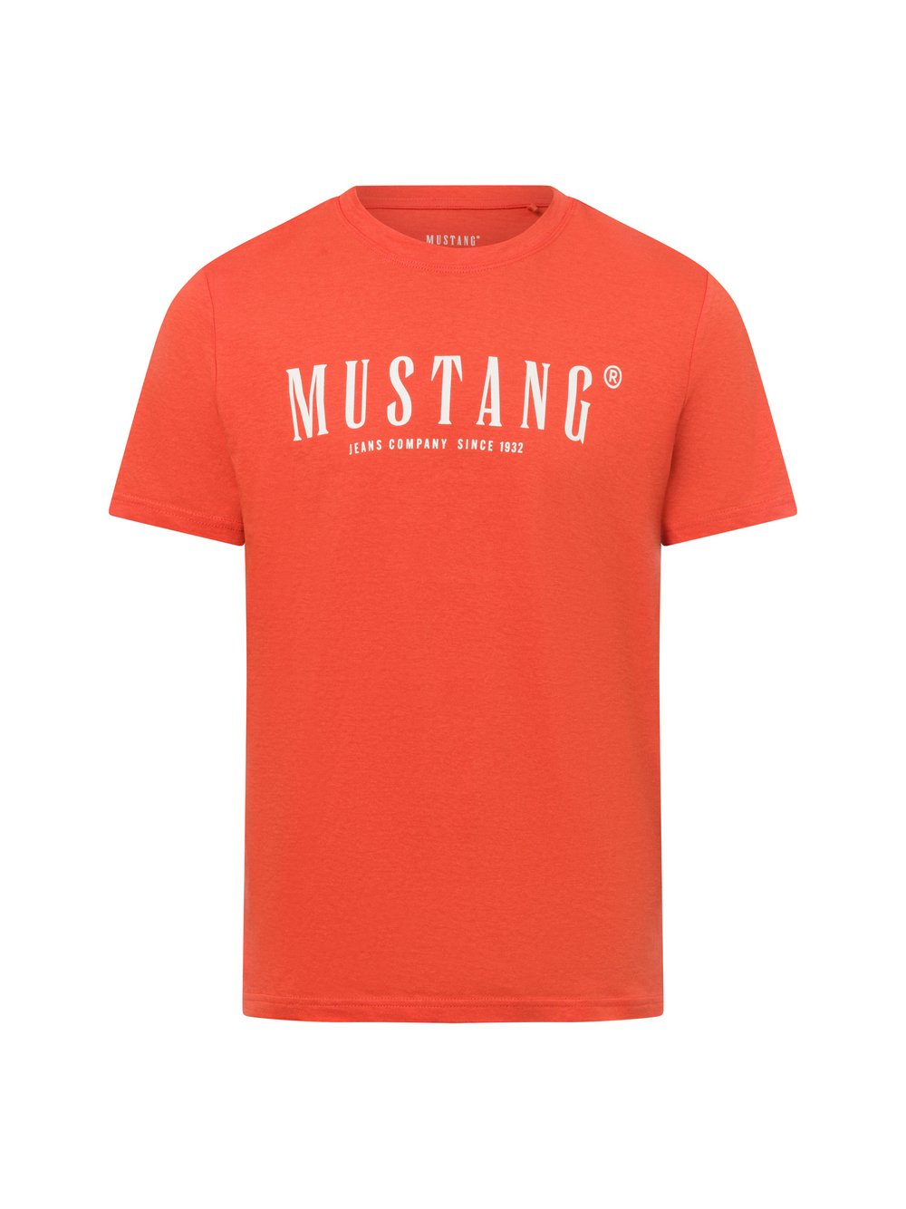 Mustang Koszulka męska - Austin Mężczyźni Bawełna pomarańczowy, L