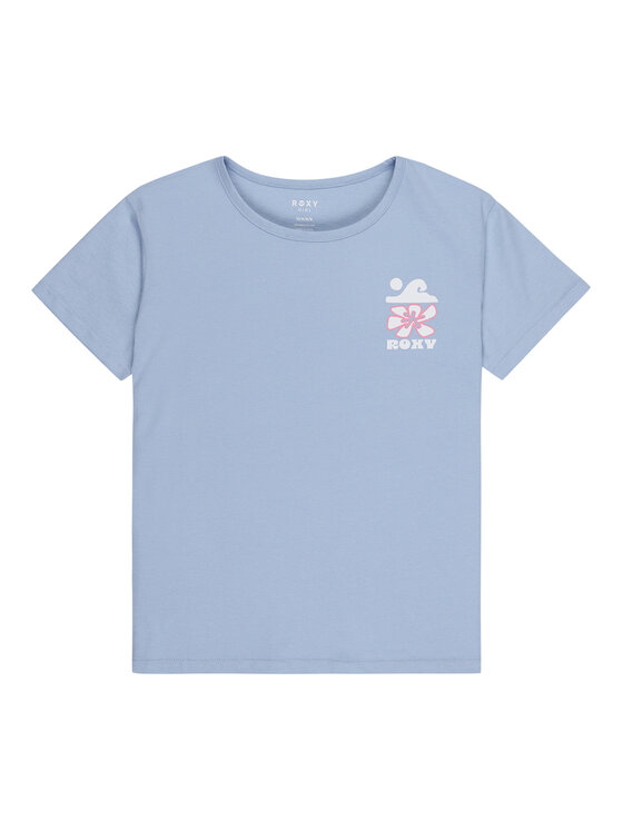 Roxy T-Shirt Lily ERGZT04139 Fioletowy Regular Fit