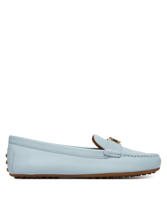 LAUREN RALPH LAUREN Mokasyny 802852847029 Niebieski jasny