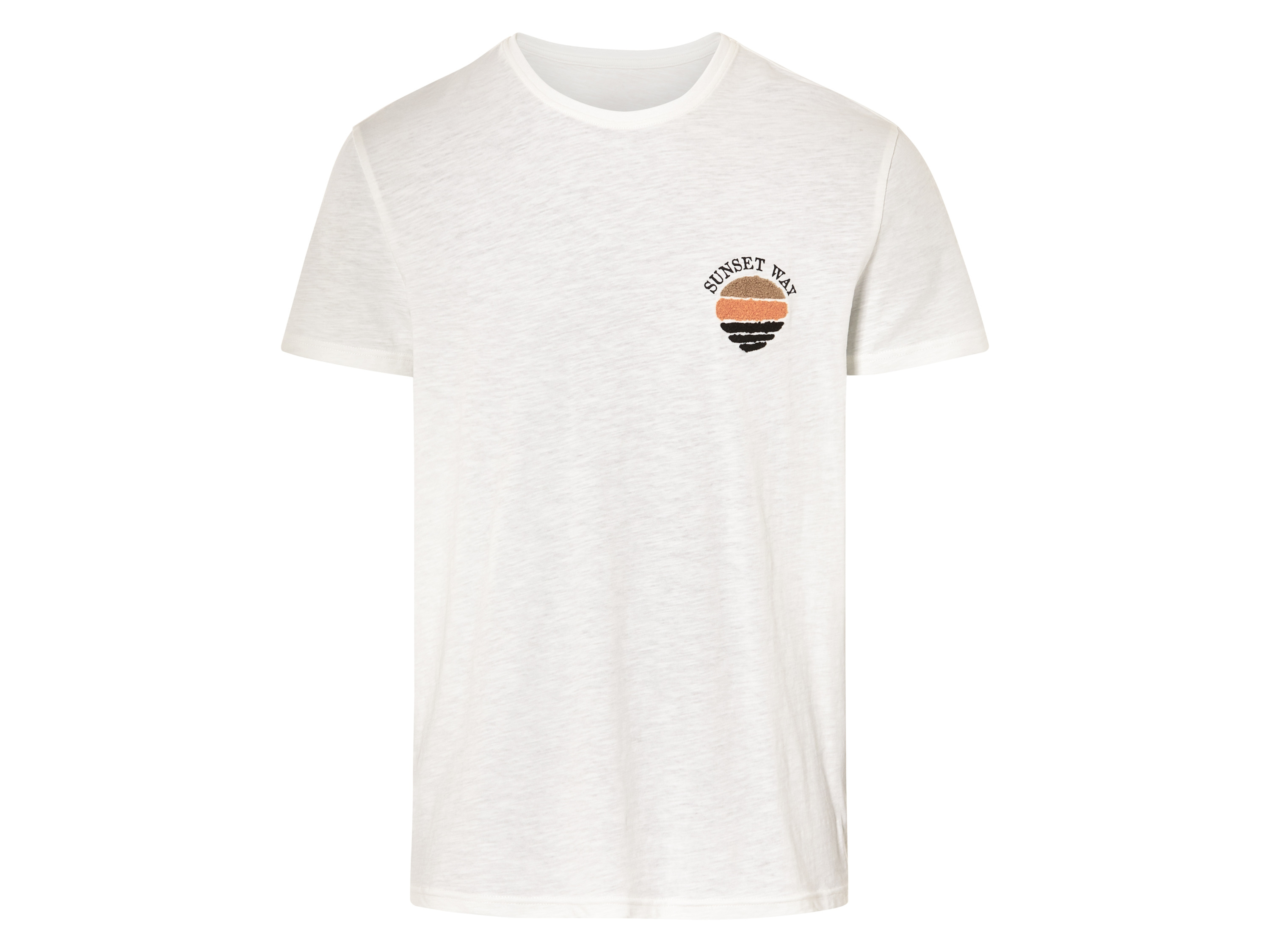 LIVERGY® T-shirt męski z bawełny (Biały, L (52/54))