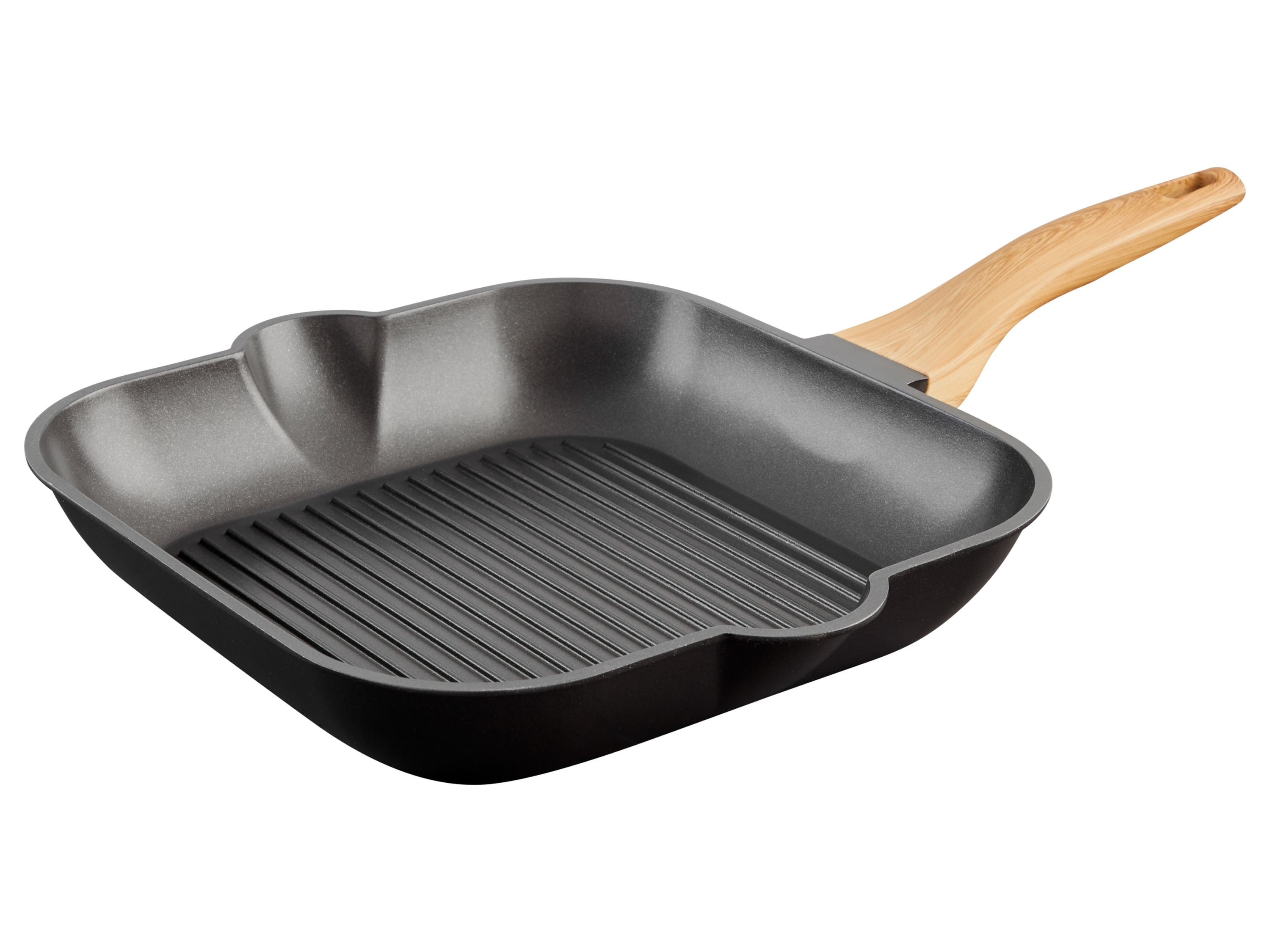LIVARNO home Patelnia, ⌀ 28 cm, lub patelnia grillowa, 28 × 28 cm (Czworokątny)