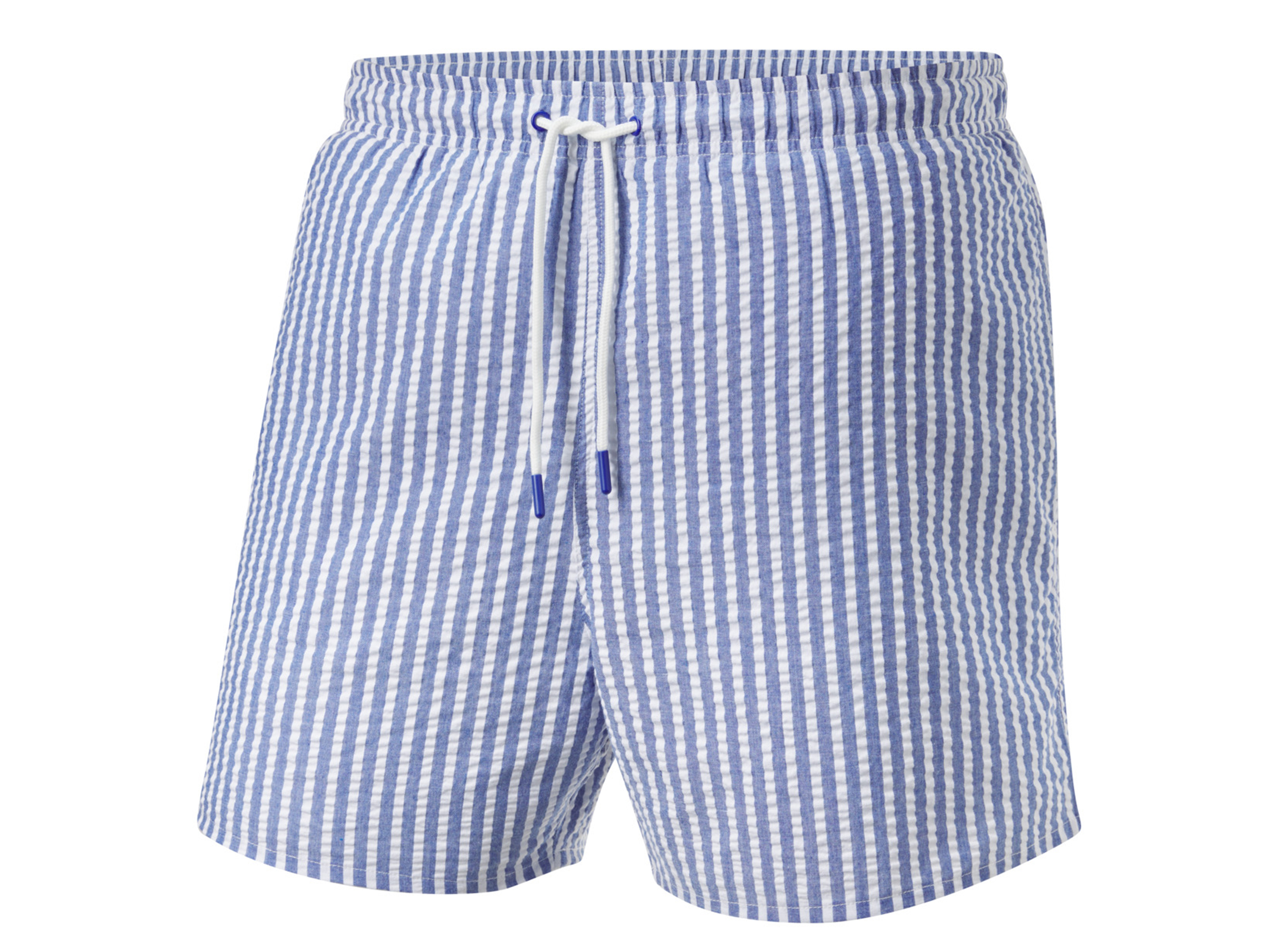 CRIVIT Szorty kąpielowe męskie (Niebieski/ biały, 8/XXL) miniaturka