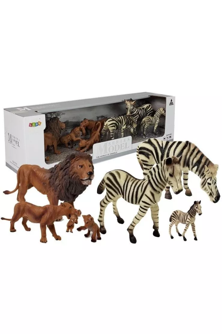 Zestaw figurek zwierzęta safari