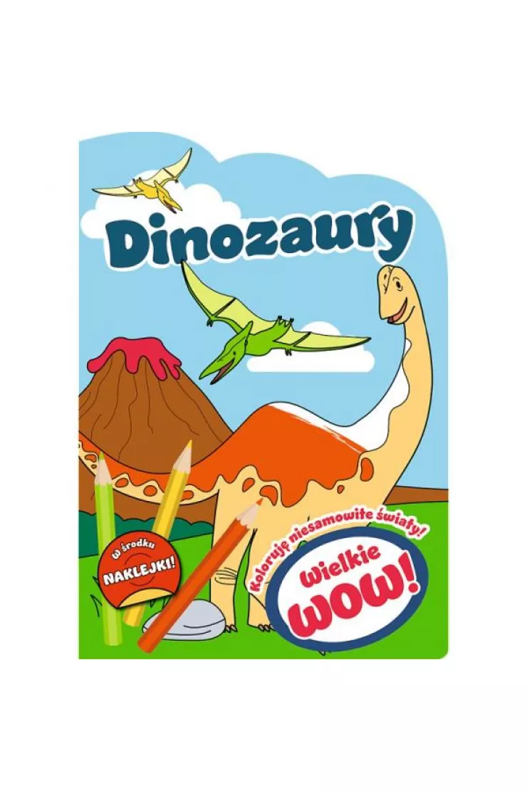 Wielkie wow! Koloruję Dinozaury TREFL