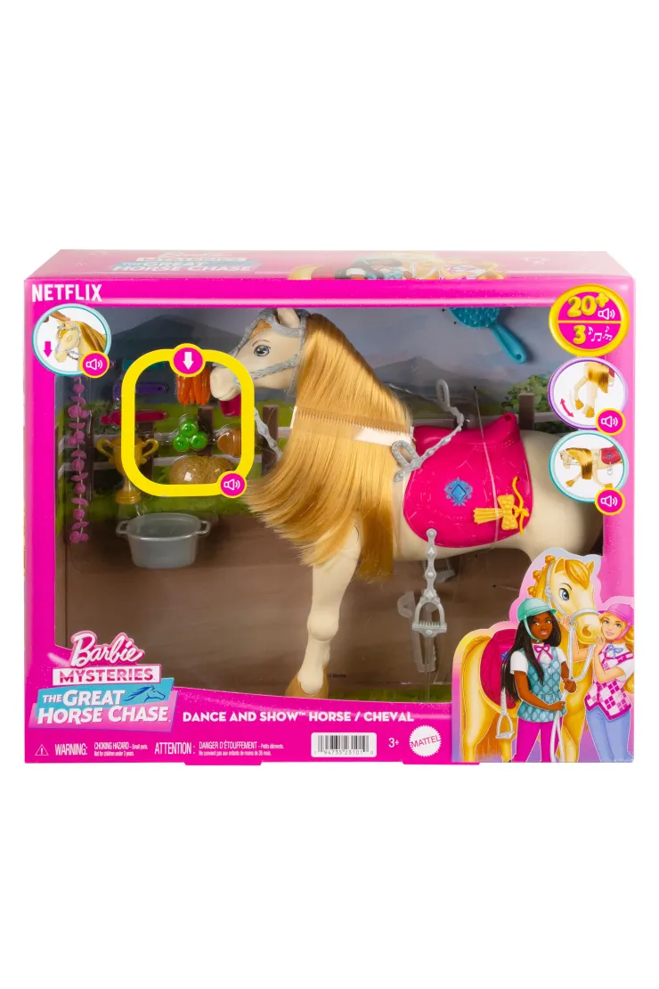 Barbie. Tańczący koń z akcesoriami