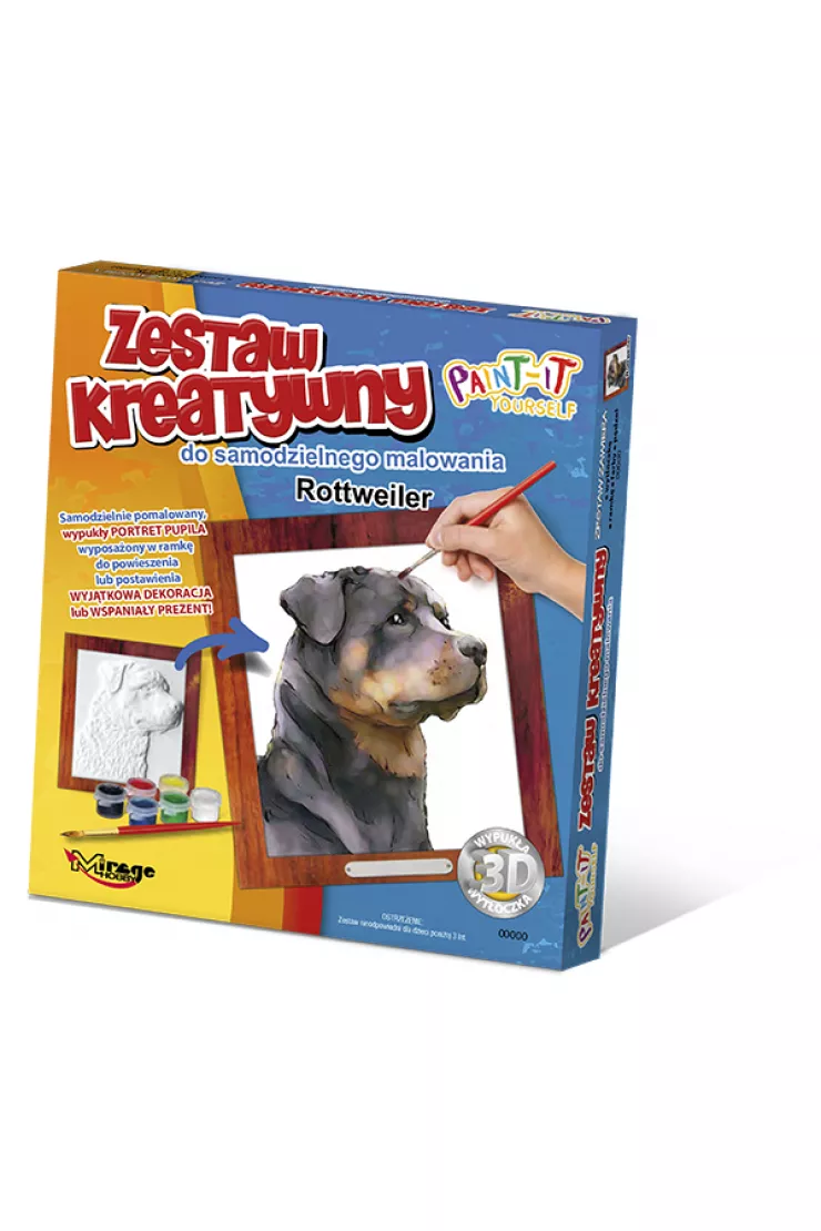 Zestaw Kreatywny do malowania - Rottweiler