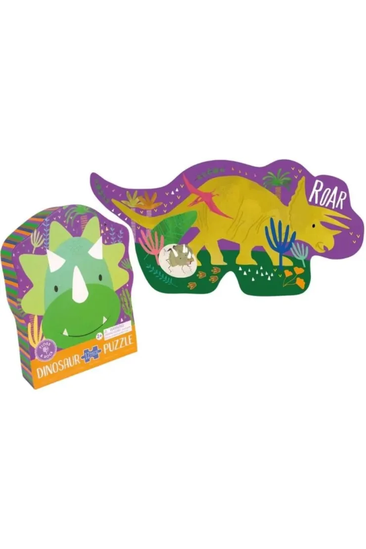 Puzzle 12 el. Dinozaury