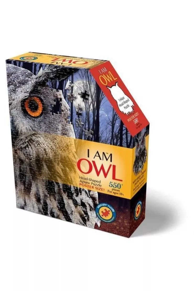 Puzzle konturowe 550 el. I am - Sowa