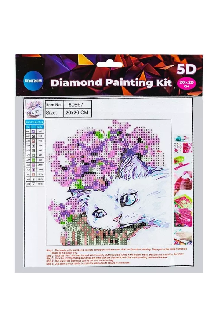 Diamentowa mozaika 5D - Cat&amp;
