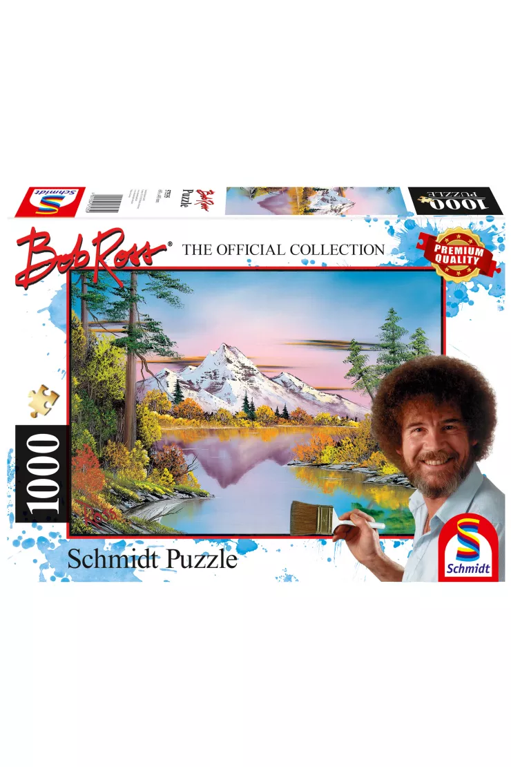 Puzzle 1000 el. Bob Ross, Odbicie w tafli wody