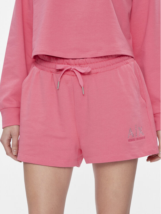 Armani Exchange Szorty sportowe 3DYS89 YJFHZ 14BH Różowy Regular Fit