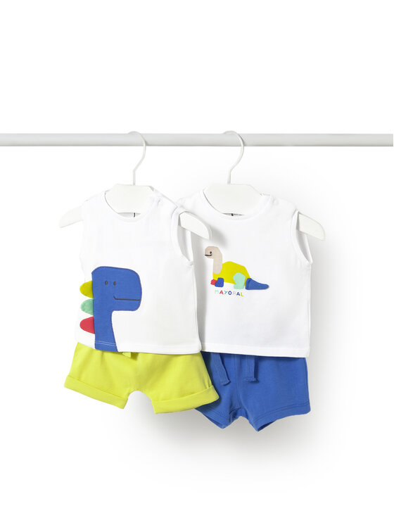 Mayoral Komplet top i spodenki 1625 Kolorowy Regular Fit