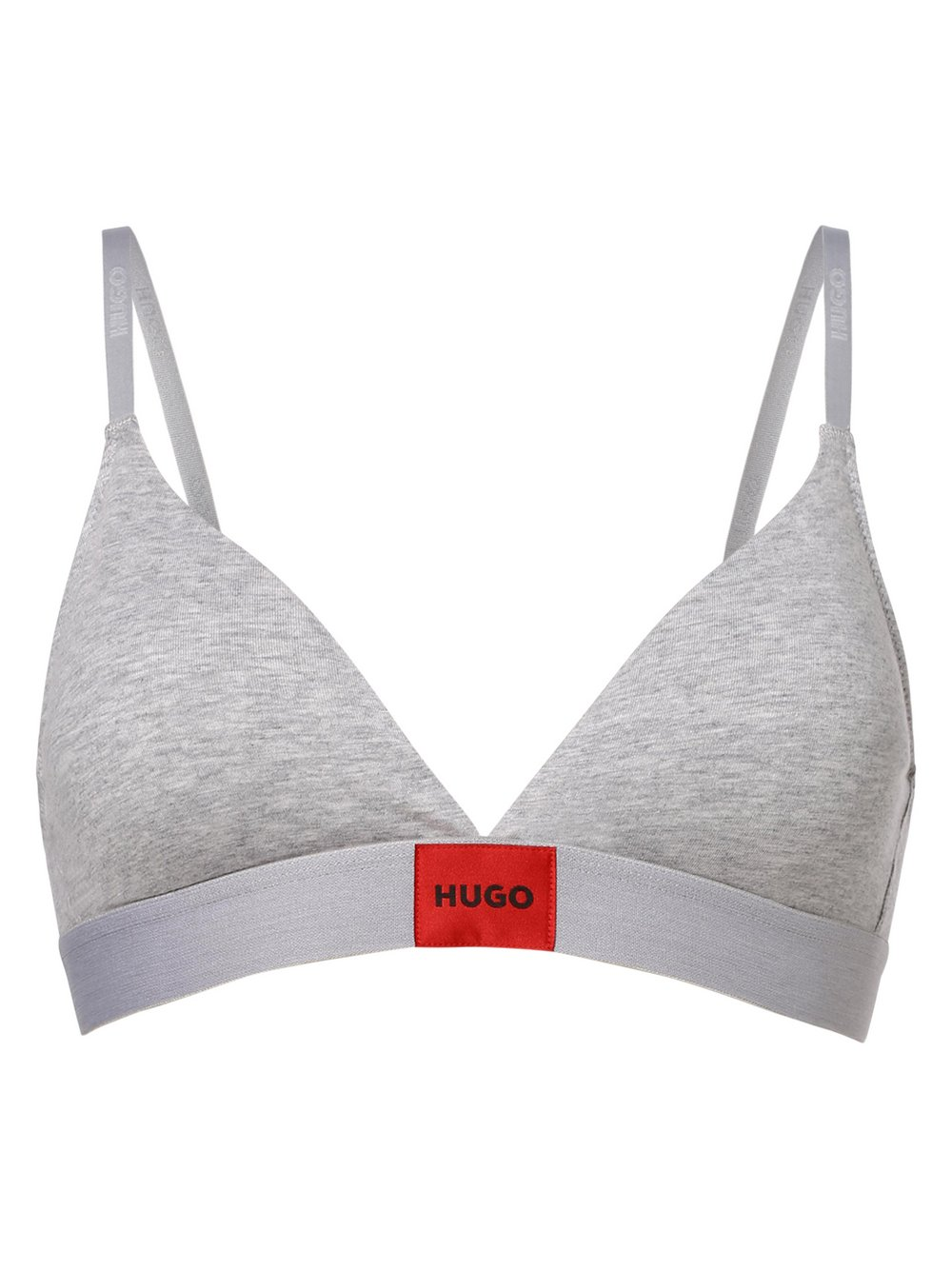 HUGO Damski biustonosz typu bralette Kobiety Dżersej szary, XS