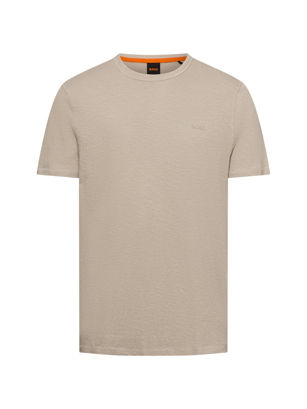 BOSS Orange T-shirt męski Mężczyźni Bawełna beżowy, M