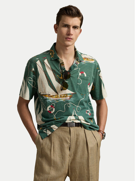 Polo Ralph Lauren Polo 710971786001 Zielony Classic Fit
