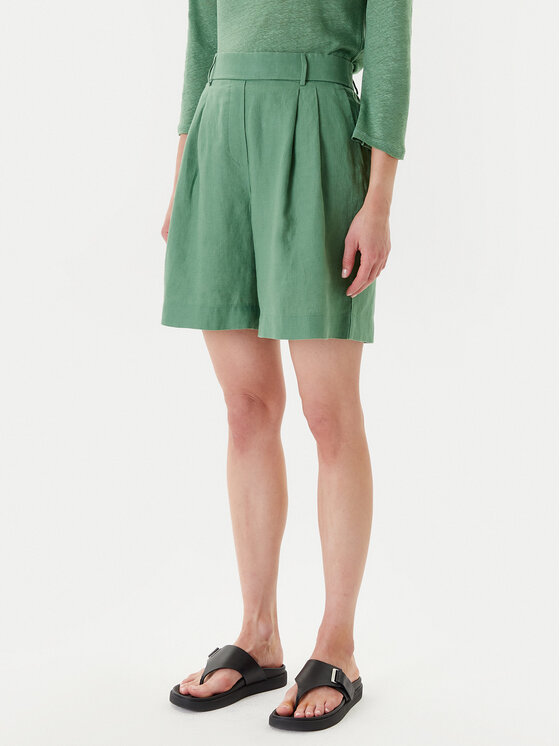 United Colors Of Benetton Bermudy 4AGHD901V Zielony Relaxed Fit