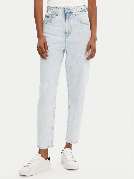 Tommy Jeans Jeansy DW0DW20496 Niebieski Mom Fit