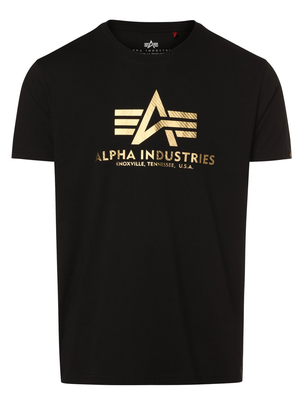 Alpha Industries Koszulka męska Mężczyźni Bawełna czarny, XXL