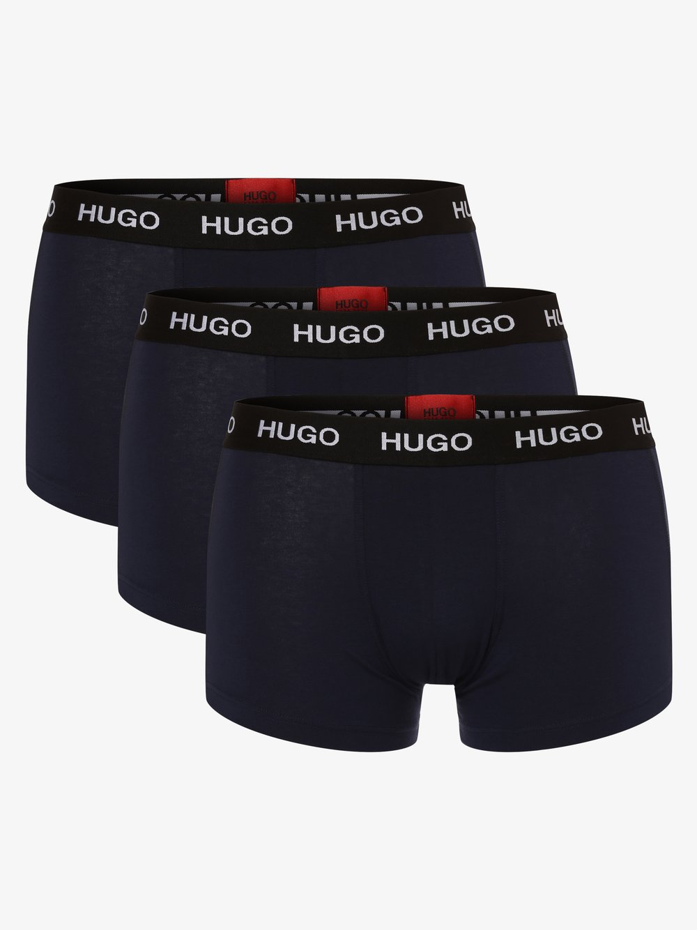 HUGO Obcisłe bokserki pakowane po 3 szt. Mężczyźni Bawełna niebieski, M