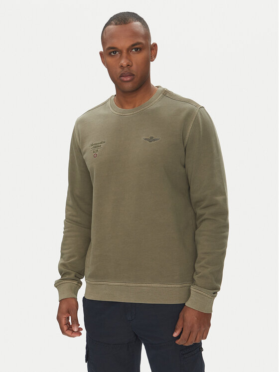 Aeronautica Militare Bluza 251FE1991F583 Khaki Regular Fit