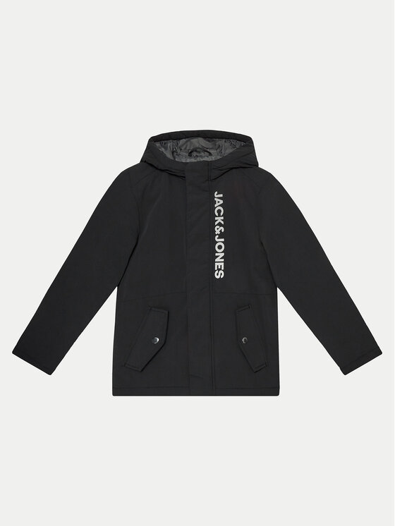Jack & Jones Junior Kurtka zimowa 12237517 Czarny Regular Fit