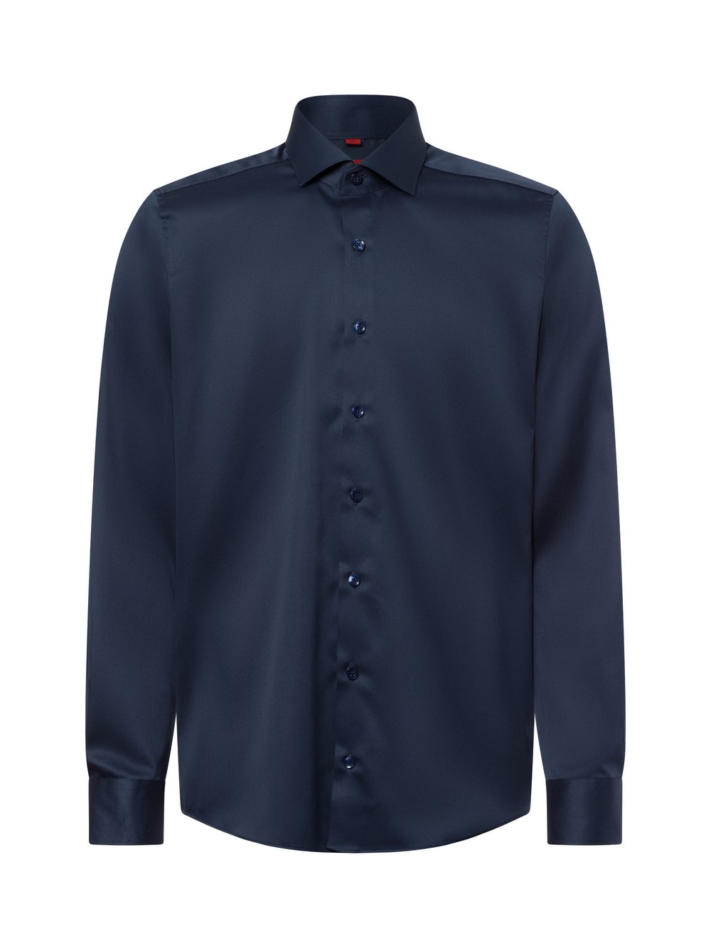Finshley & Harding Męska koszula biznesowa - non-iron Mężczyźni Slim Fit Bawełna niebieski, 37