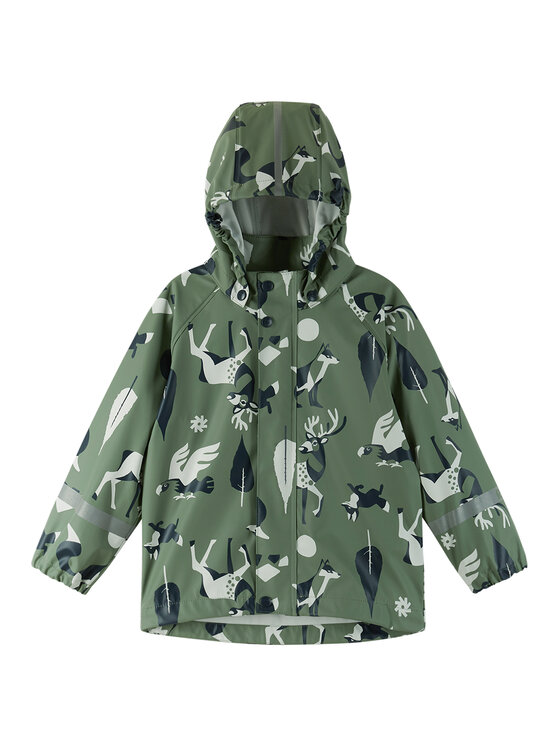 Reima Kurtka przeciwdeszczowa Vesi 5100025A Zielony Regular Fit miniaturka