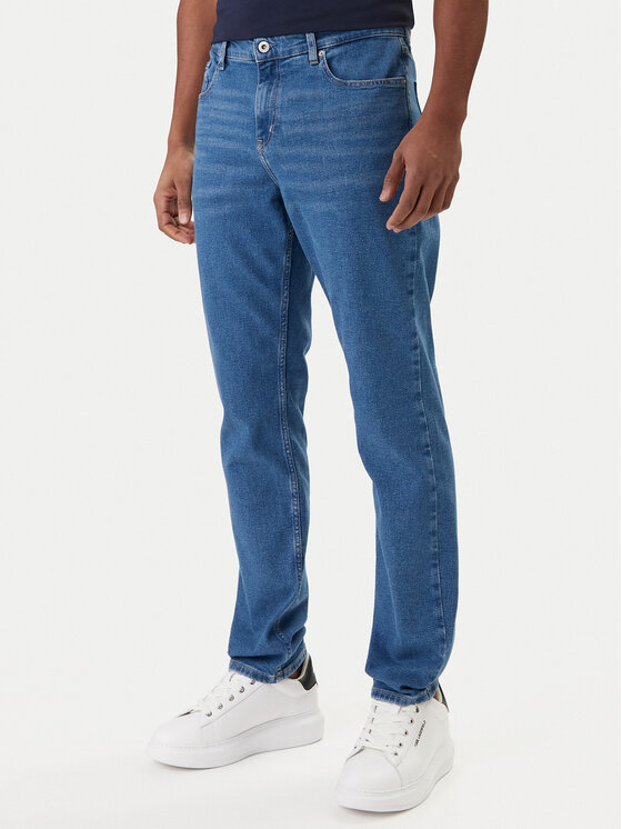 Karl Lagerfeld Jeans Jeansy B1M10034 Niebieski Skinny Fit