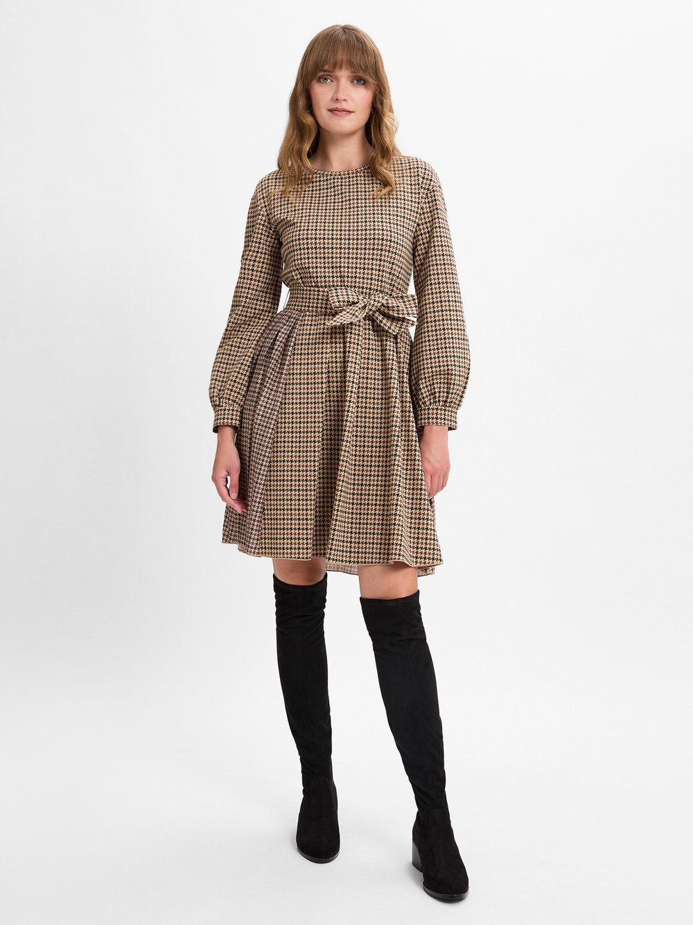 Weekend Max Mara Sukienka damska - Vetta Kobiety beżowy|brązowy|czarny|wielokolorowy, XS