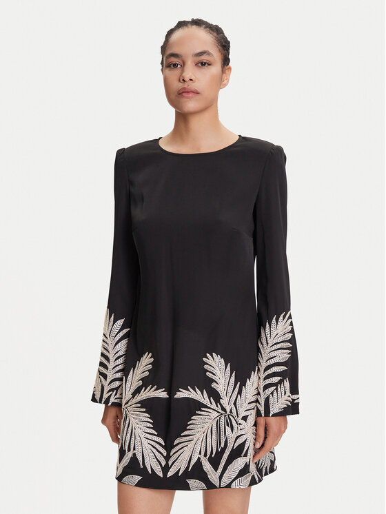 Guess Sukienka koktajlowa W5YK10 WHCU2 Czarny Regular Fit