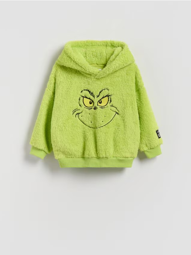 Reserved - Świąteczna bluza Grinch - zielony miniaturka