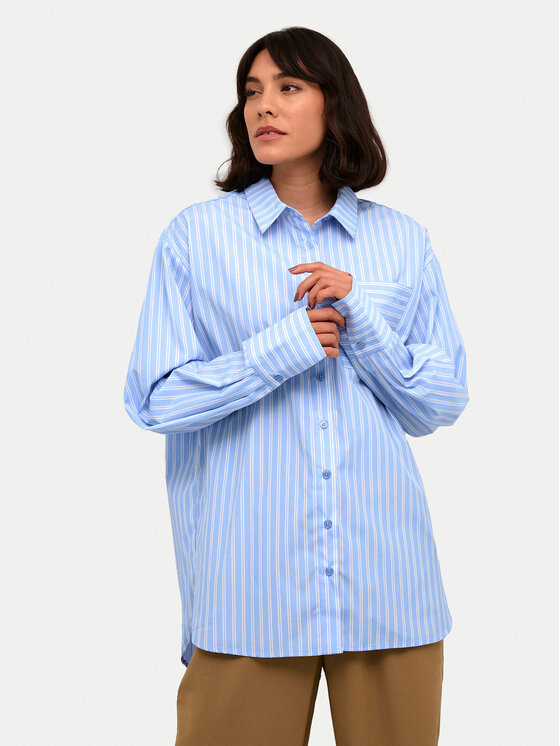 Kaffe Koszula Mackie 10508855 Niebieski Relaxed Fit